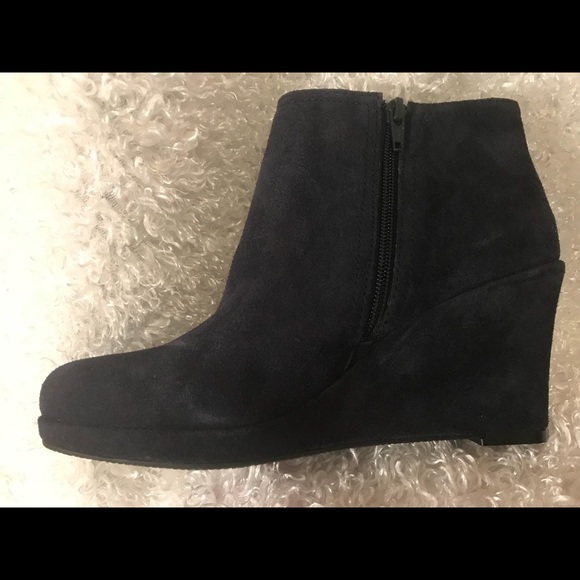 Nine West Shoes - Nine West Navy Wedge Booties